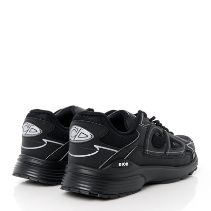 Christian Dior Technical Mesh Calfskin Mens B30 Sneakers 44 Black 4 of 10