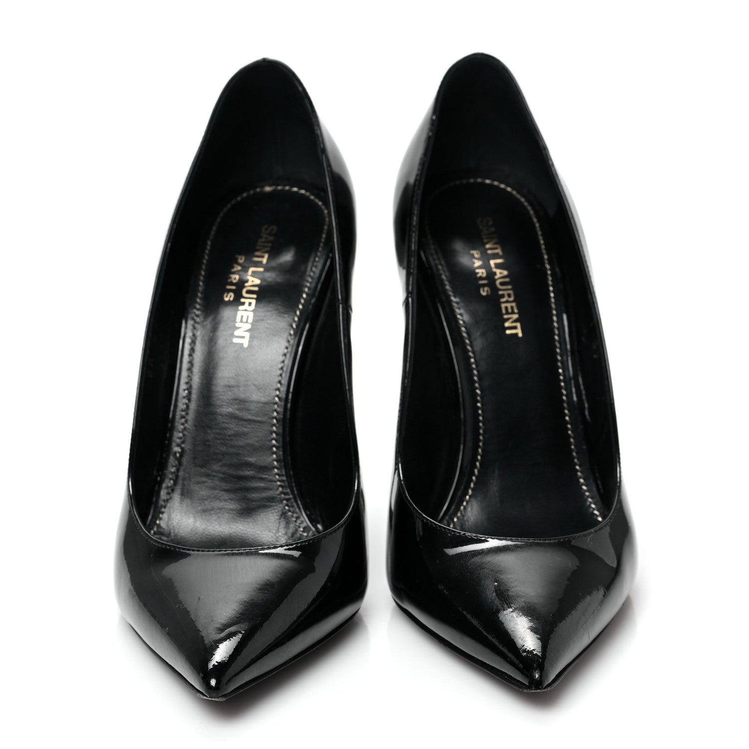 Saint Laurent Patent Opyum 110 Pumps 39 Black 2 of 8