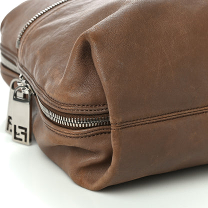 Fendi Sheepskin Zipper Satchel Beige 5 of 16