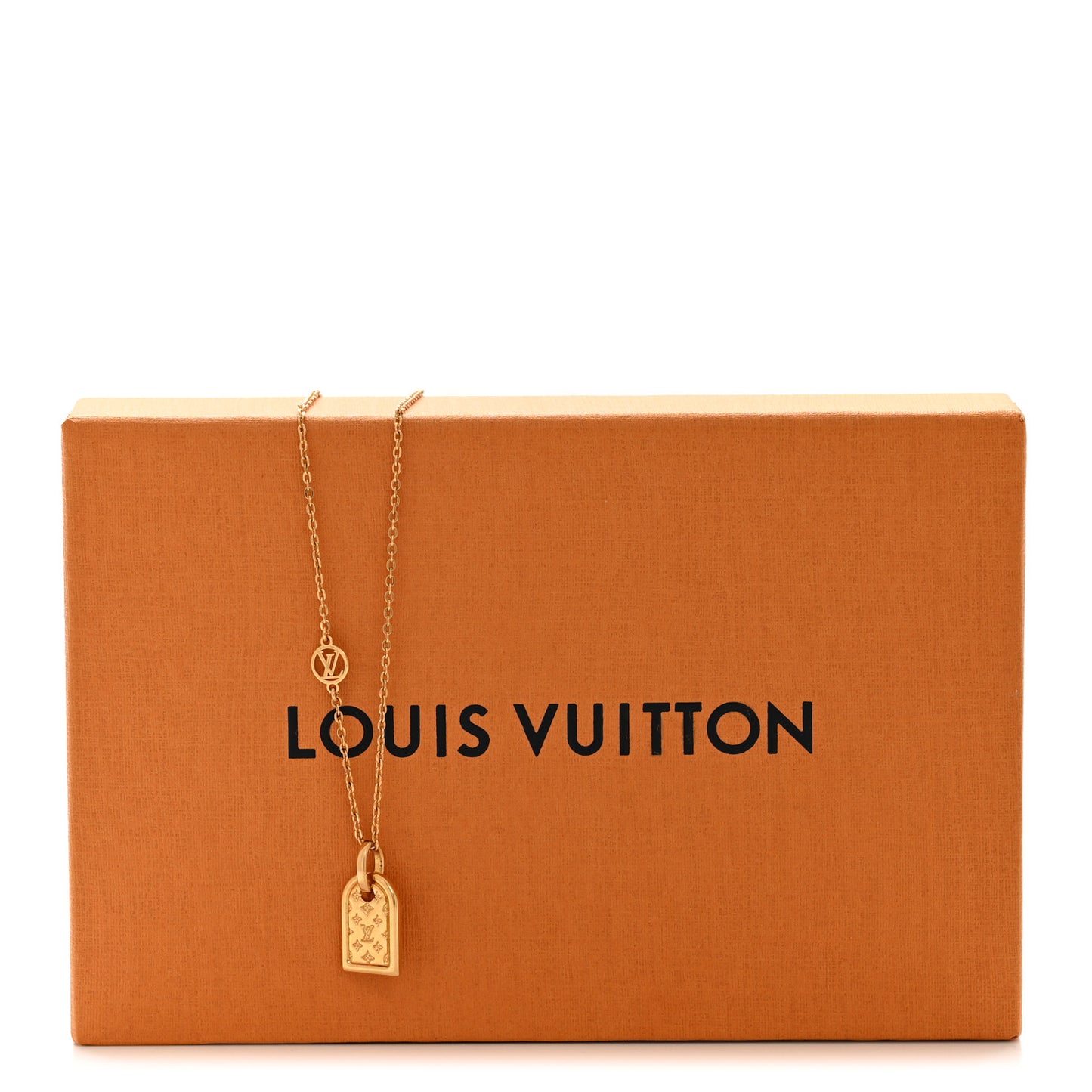 Nanogram Name Tag Necklace Gold