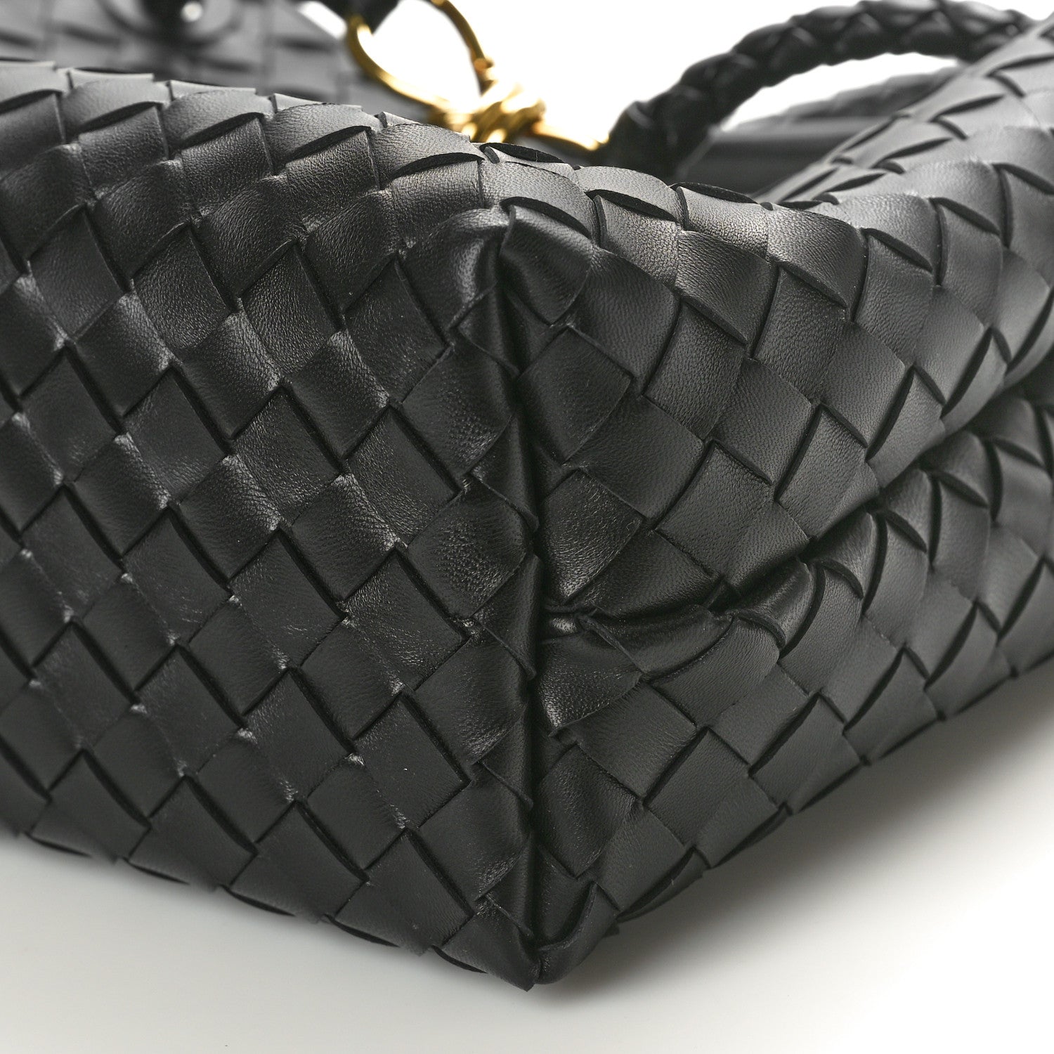 Bottega Veneta Nappa Intrecciato Medium Andiamo Shoulder Bag Black 11 of 11