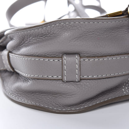Chloe Calfskin Mini Marcie Round Crossbody Bag Cashmere Grey 12 of 13