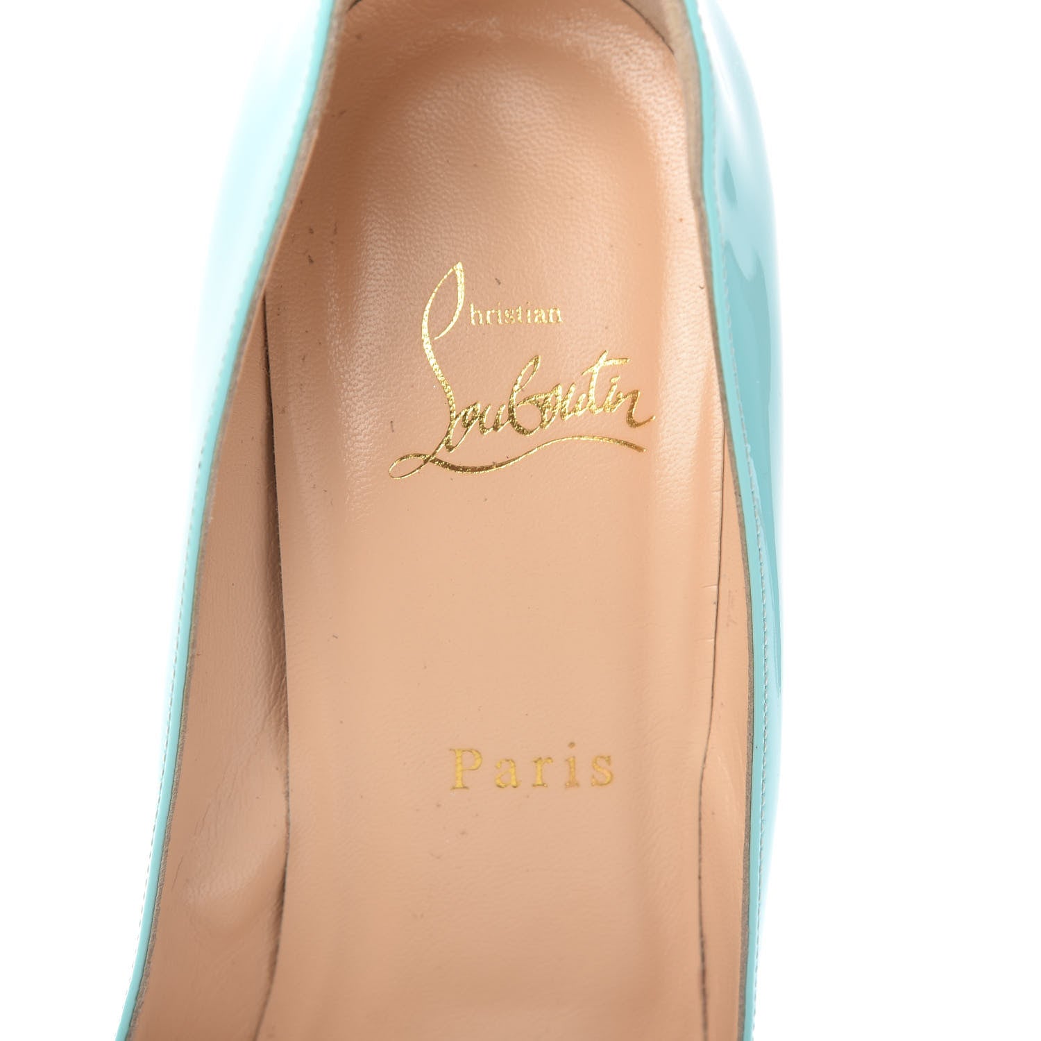 Christian Louboutin Patent Pigalle Follies 100 Pumps 40 Opaline 8 of 9