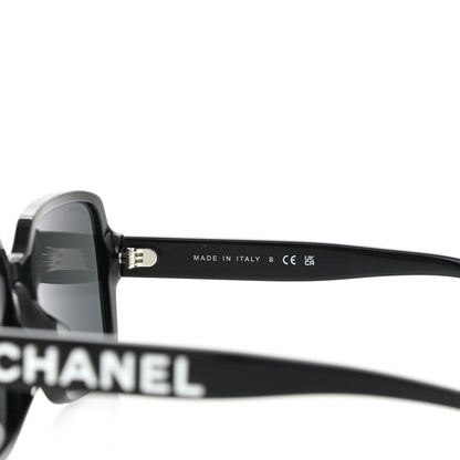 Chanel Acetate Square Sunglasses 5408-A Black 6 of 8