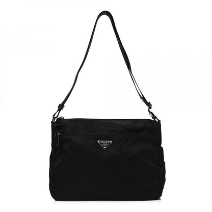 Prada Tessuto Nylon Messenger Bag Black 1 of 6