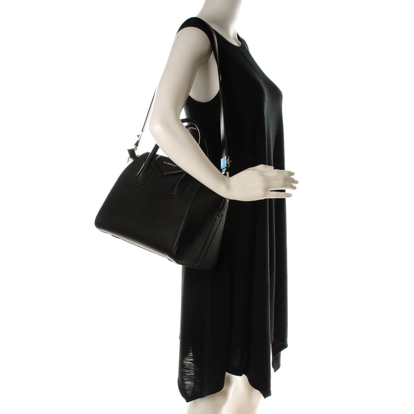 Sugar Goatskin Small Antigona Black