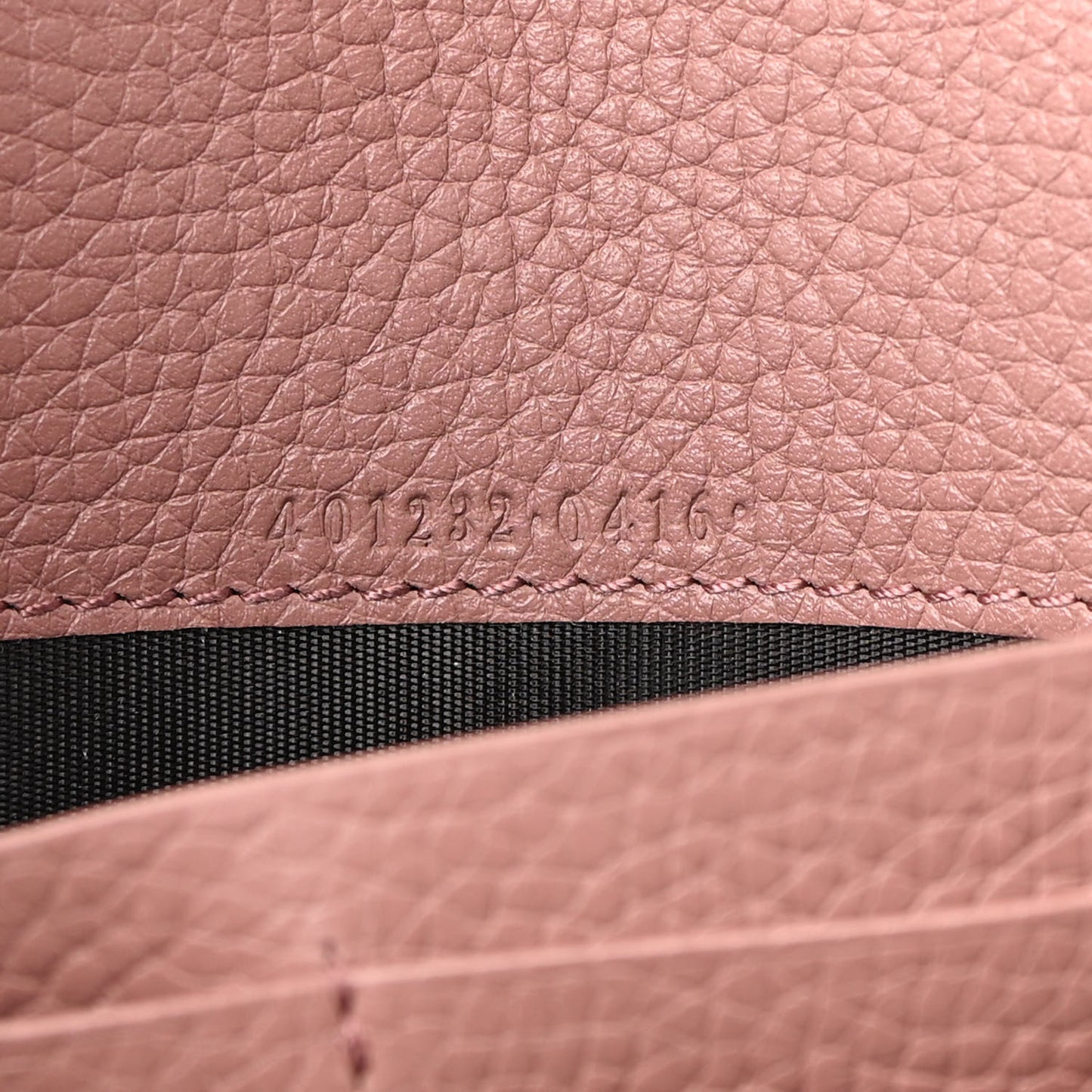 Cellarius Calfskin GG Marmont Chain Wallet Rosy Phard