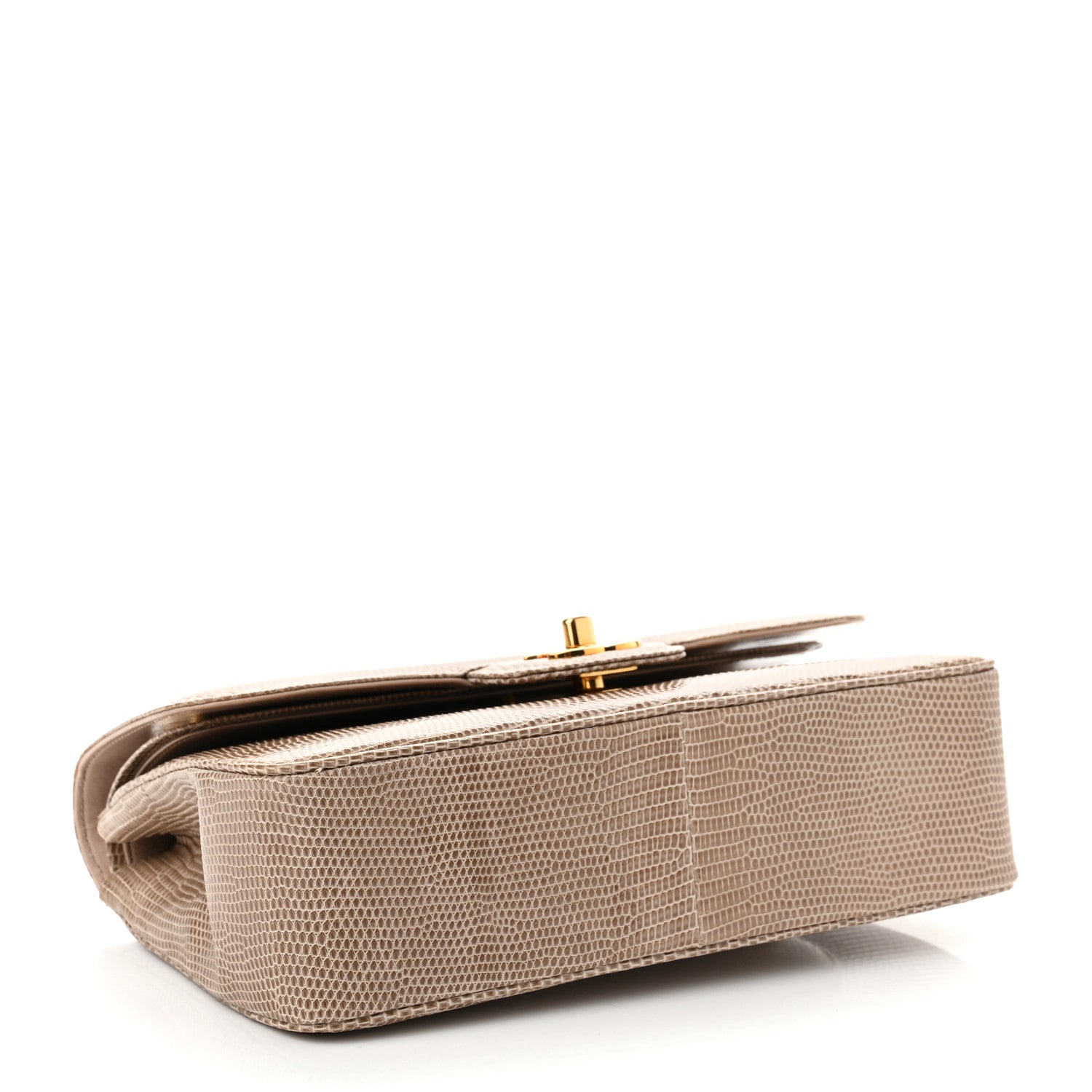 Chanel Lizard Small Double Flap Beige 3 of 10