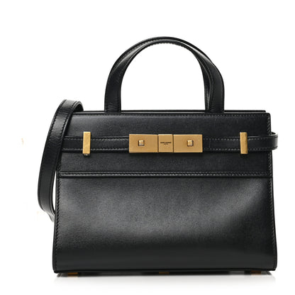 Saint Laurent Smooth Calfskin Manhattan Nano Shopper Tote Black 1 of 8