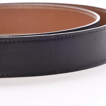 Hermes Box Togo 32mm Belt Strap 90 Black Gold 6 of 7