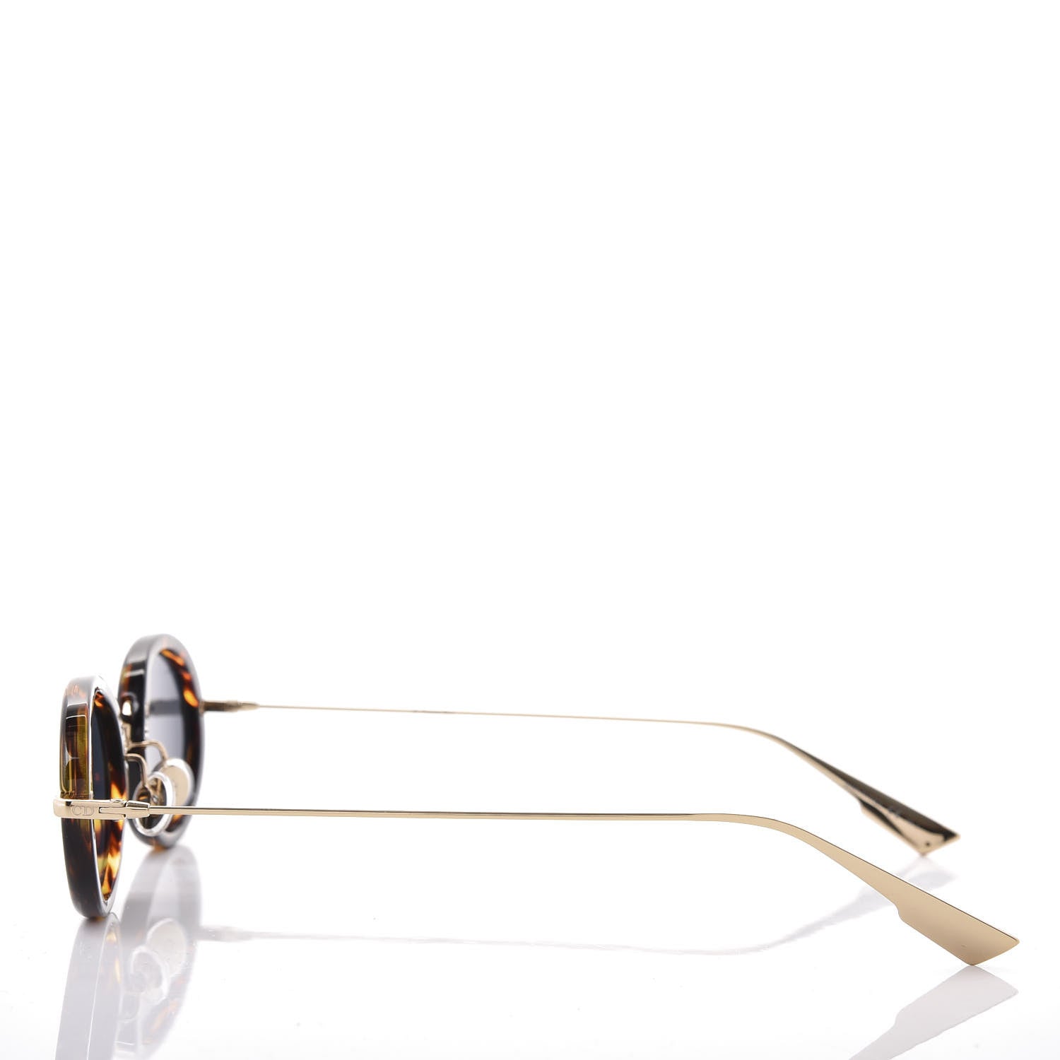 Christian Dior Acetate Metal DiorHypnotic 2 Sunglasses Havana Gold 3 of 10