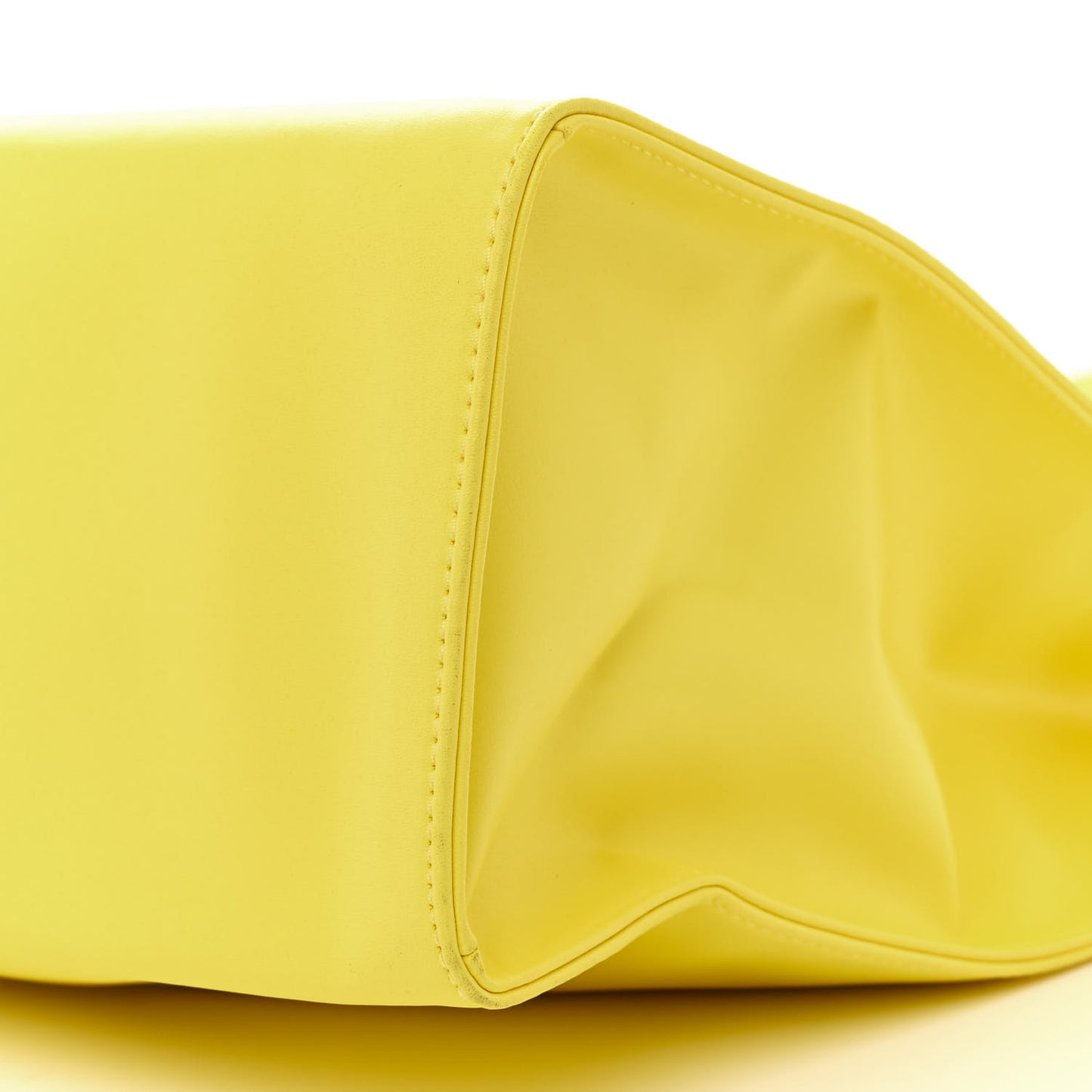 Vegan Leather Medium Shopping Bag Margarine