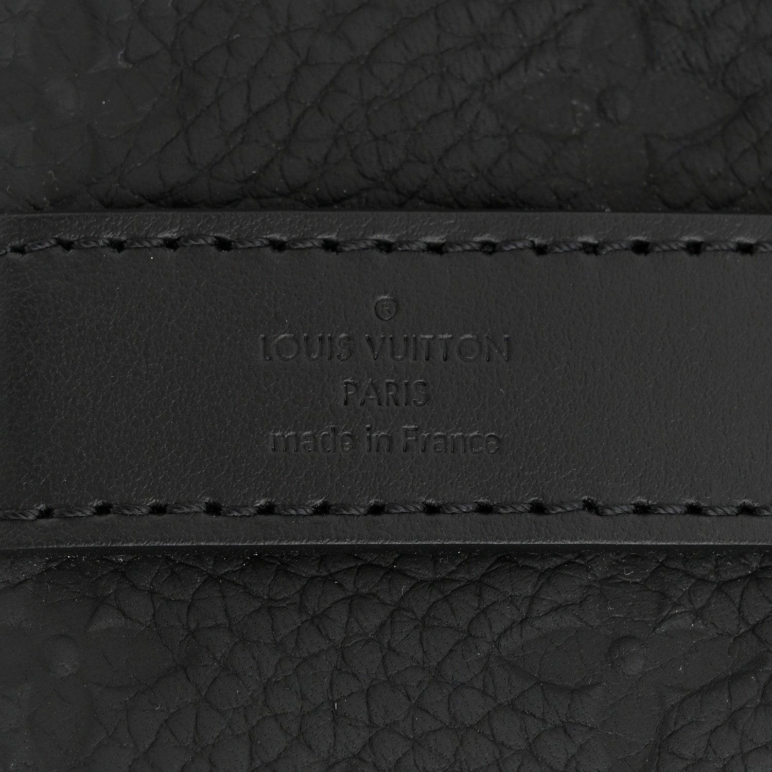 Louis Vuitton Monogram Taurillon Keepall Bandouliere 25 Black 5 of 8