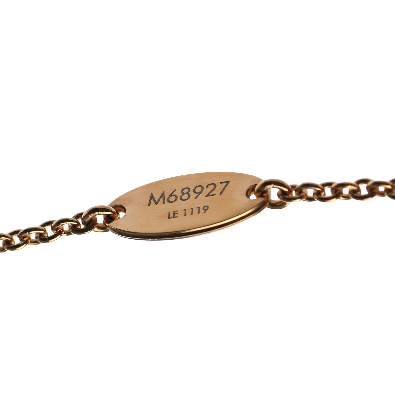 Louis Vuitton Vuittonite Rat Necklace Gold 6 of 7
