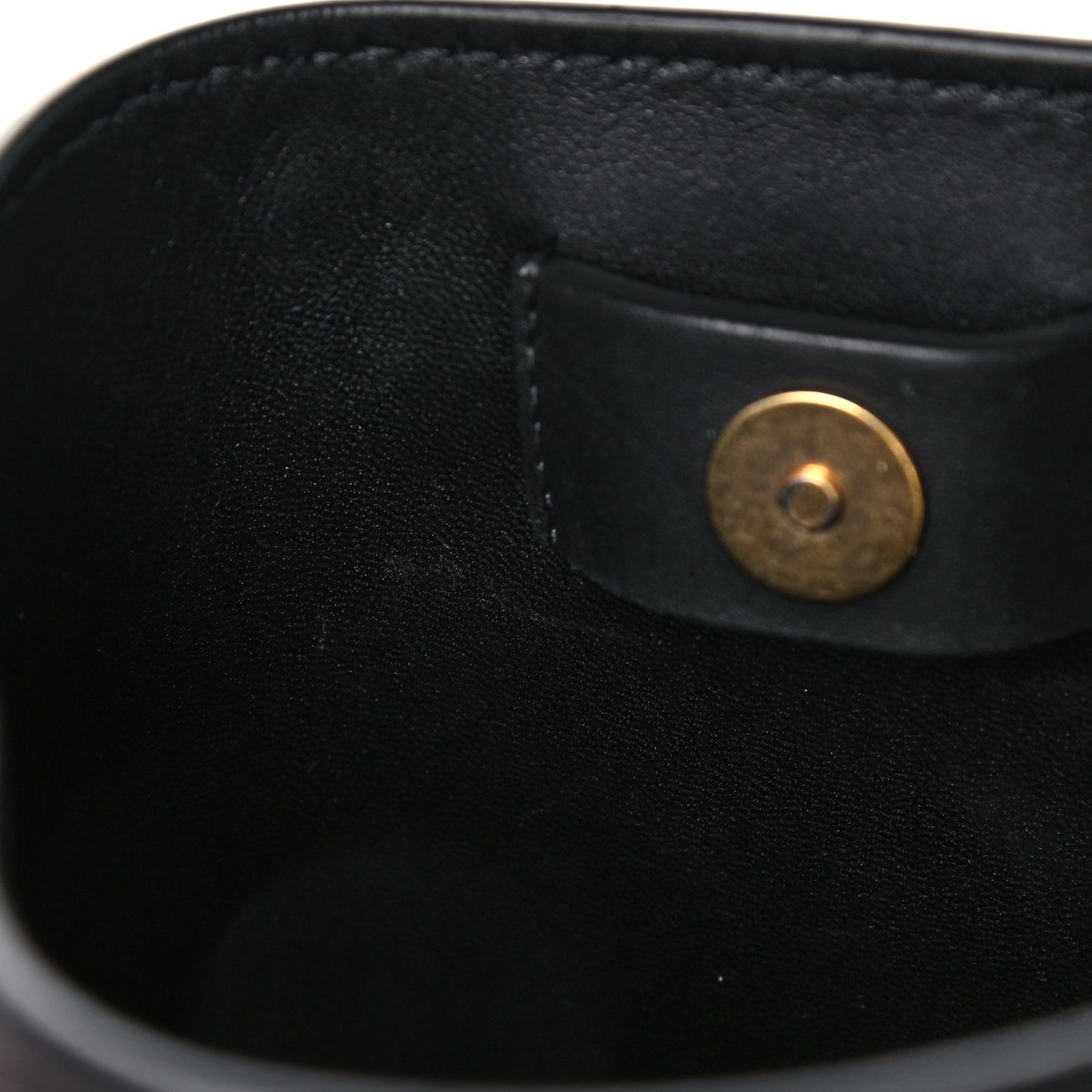 Vitello Mini Virtus Bucket Bag Black