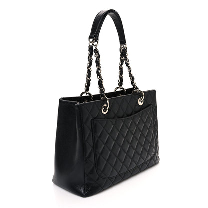 Chanel Caviar Quilted Grand Shopping Tote GST Black 2 of 11