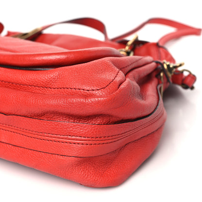 Chloe Calfskin Large Paraty Orange Mechanic 10 of 13