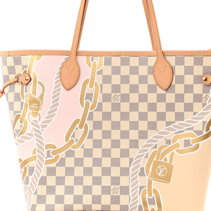Louis Vuitton Damier Azur Nautical Neverfull MM 8 of 12