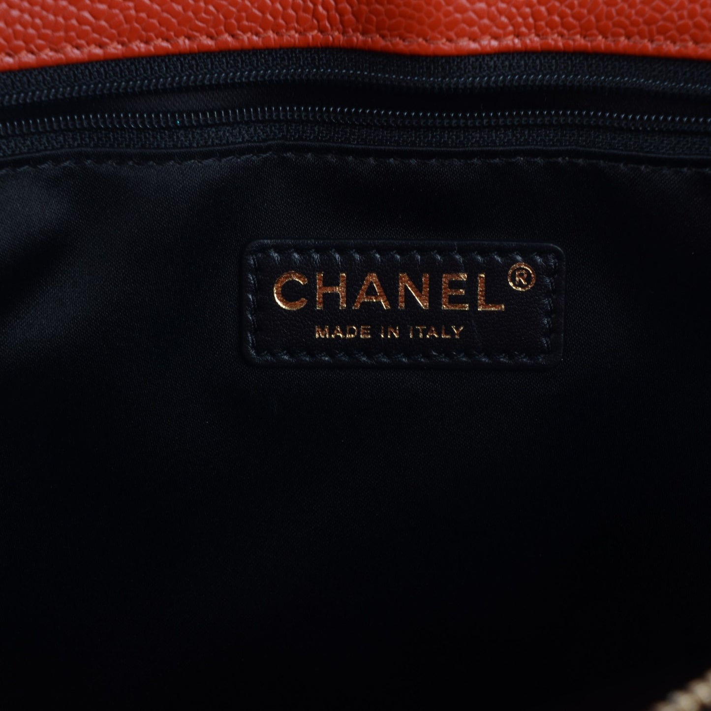 Caviar Quilted Grand Shopping Tote GST Red