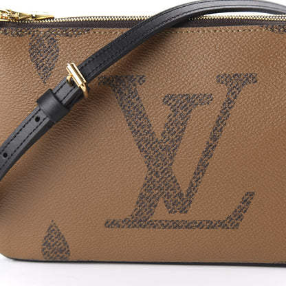 Louis Vuitton Reverse Monogram Giant Double Zip Pochette 10 of 10