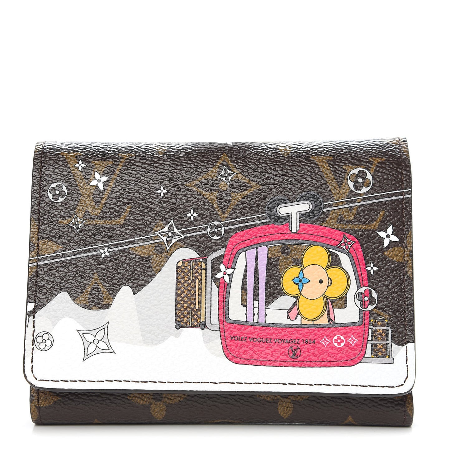 Monogram 2019 Christmas Animation Victorine Wallet Fuchsia