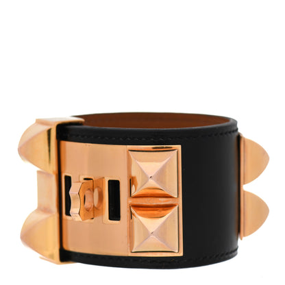 Hermes Box Collier de Chien CDC Bracelet T2 Black 3 of 8