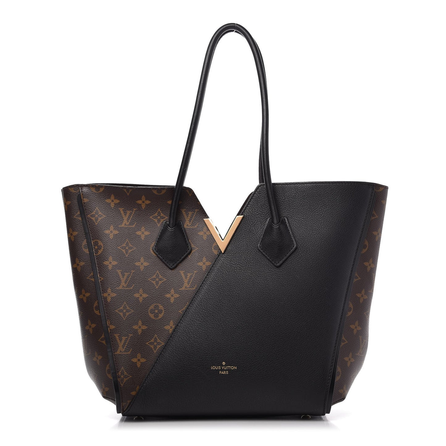 Calfskin Monogram Kimono Tote Black
