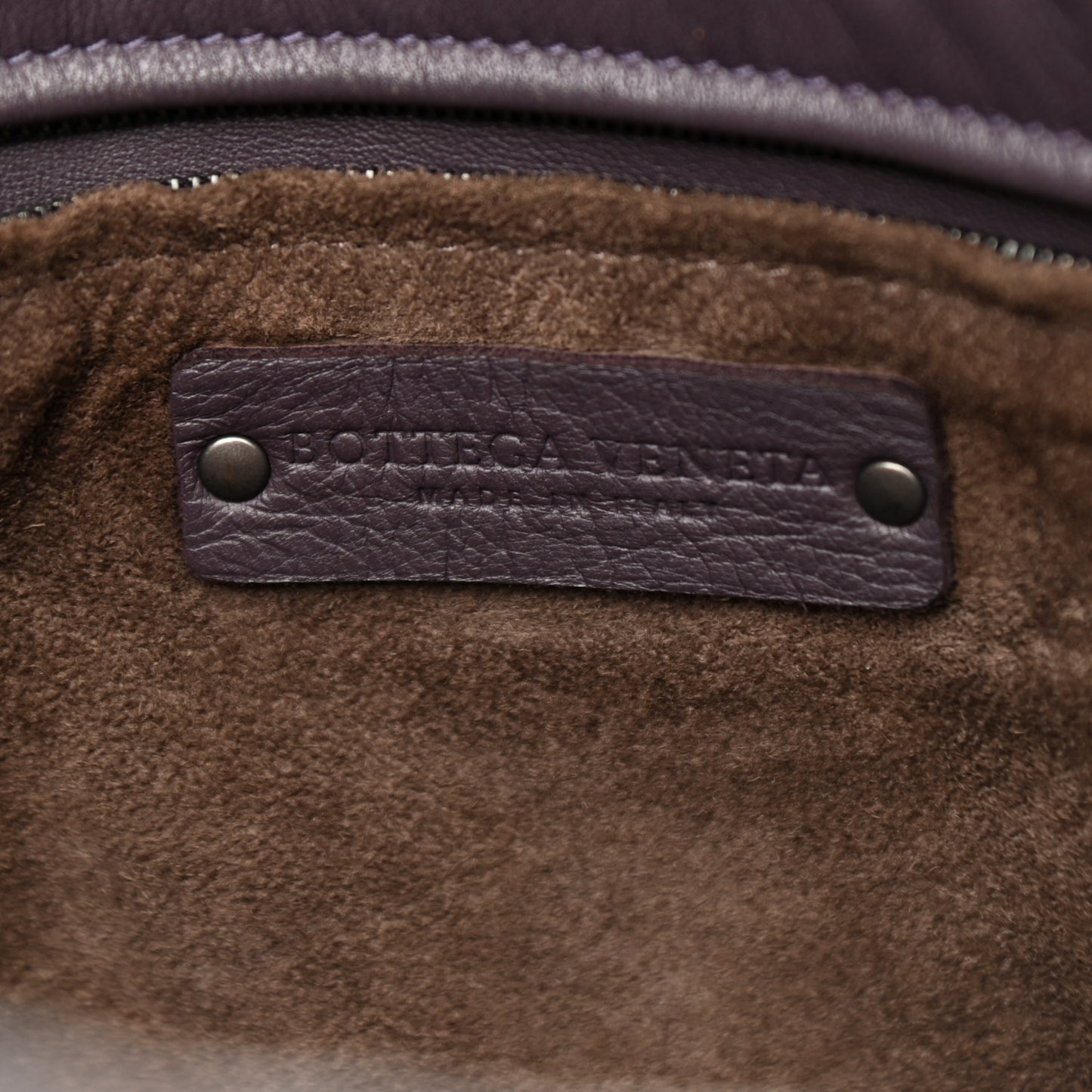 Nappa Intrecciato Bella Tote Ebano