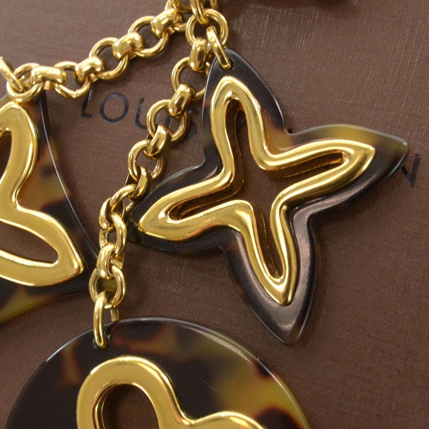 Insolence Bag Charm Ecaille