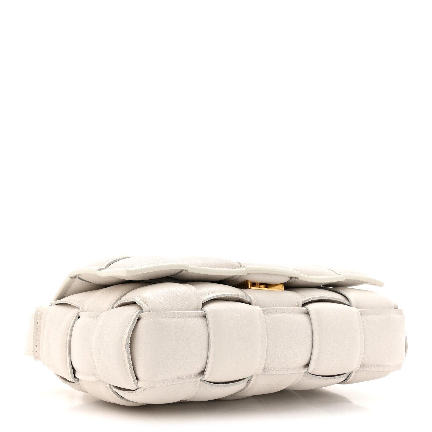 Bottega Veneta Nappa Maxi Intrecciato Small Padded Cassette Crossbody Bag Chalk Chalk 4 of 10
