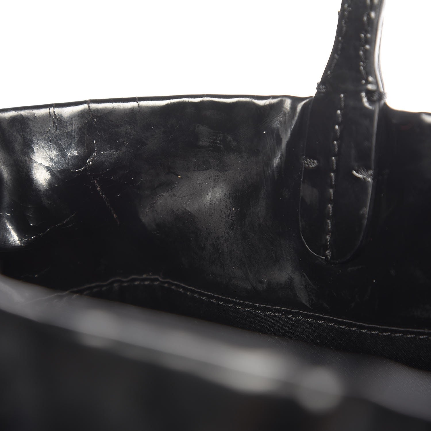 Valentino Garavani Patent Lacca Bow Tote Black 8 of 16