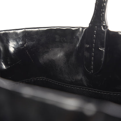 Valentino Garavani Patent Lacca Bow Tote Black 8 of 16