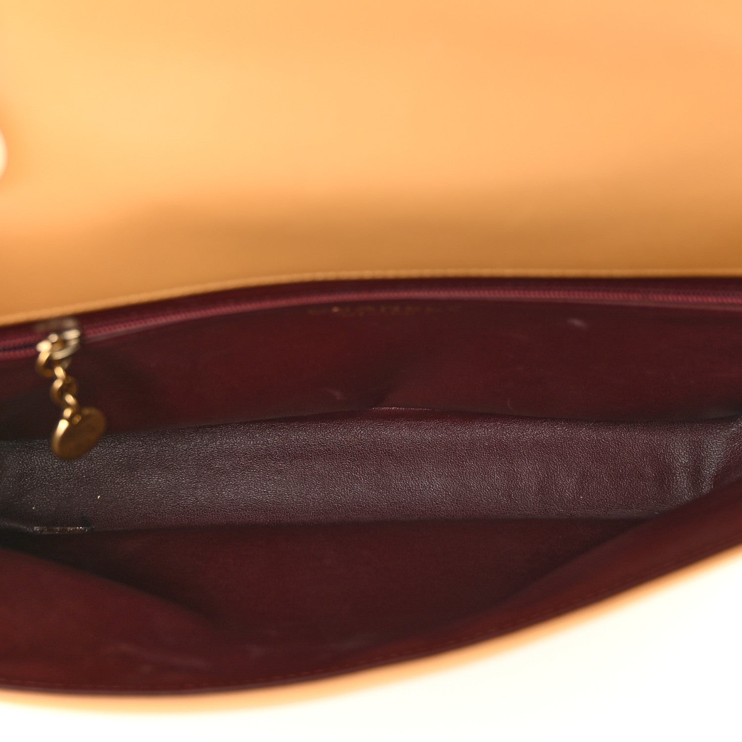 Chanel Lambskin Quilted Medium Diamond CC Flap Beige 6 of 11