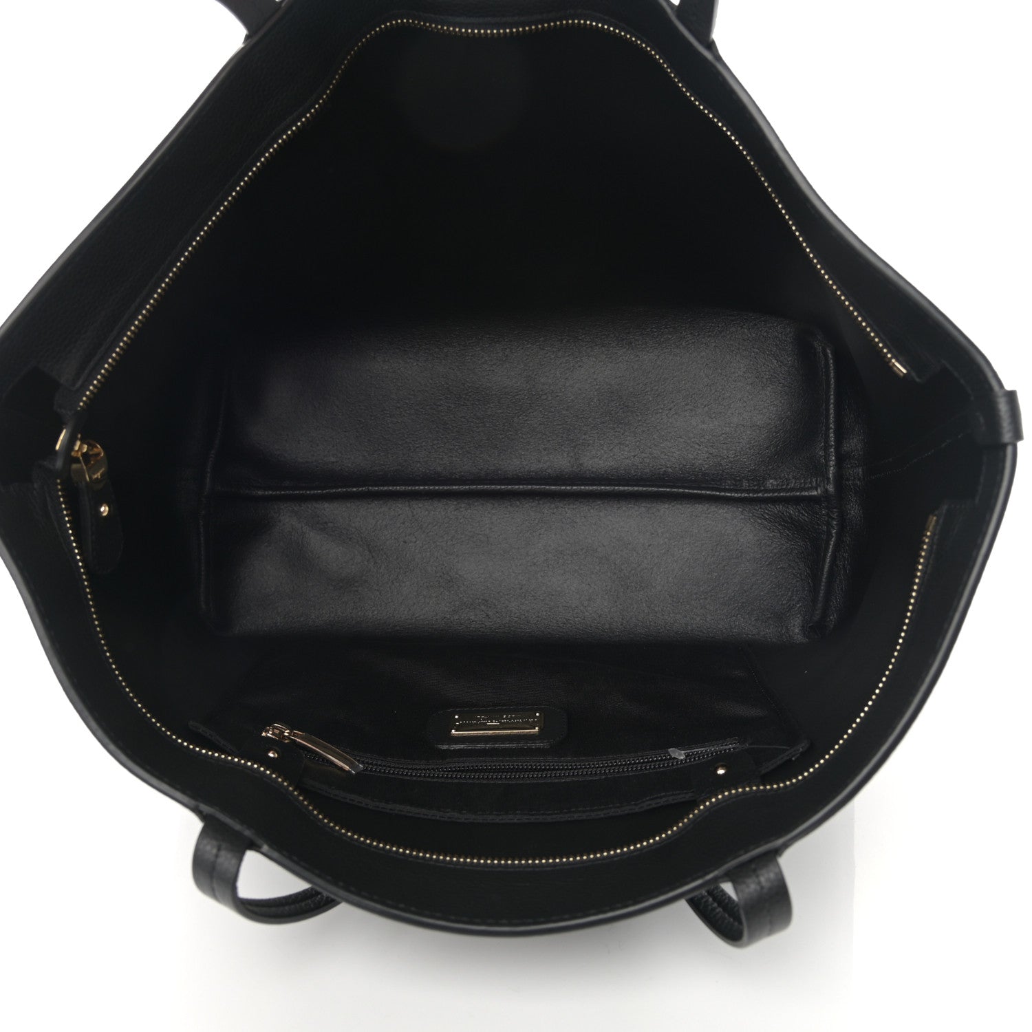 Salvatore Ferragamo Calfskin Medium Tote Black 5 of 10