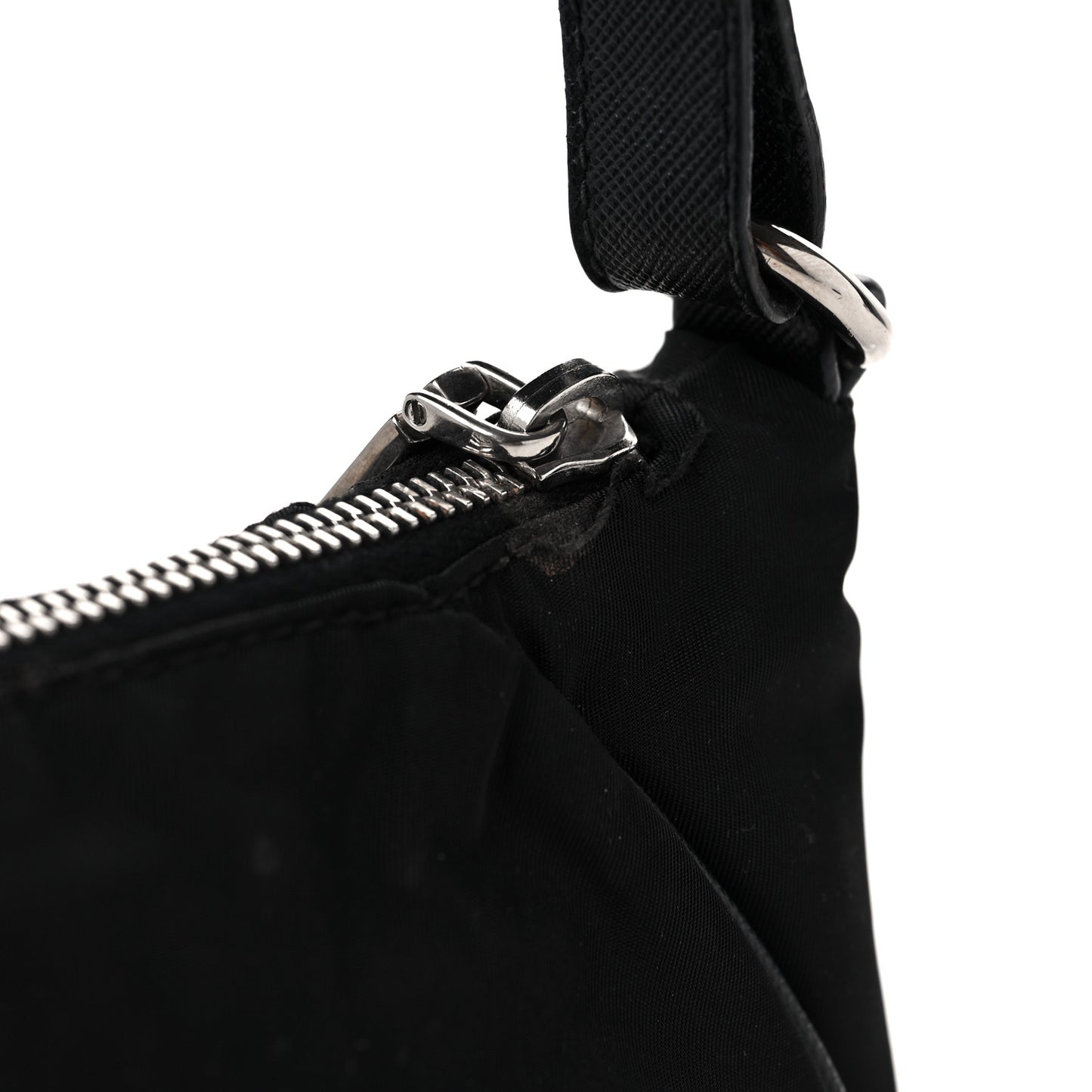 Tessuto Nylon Saffiano Pochette Black