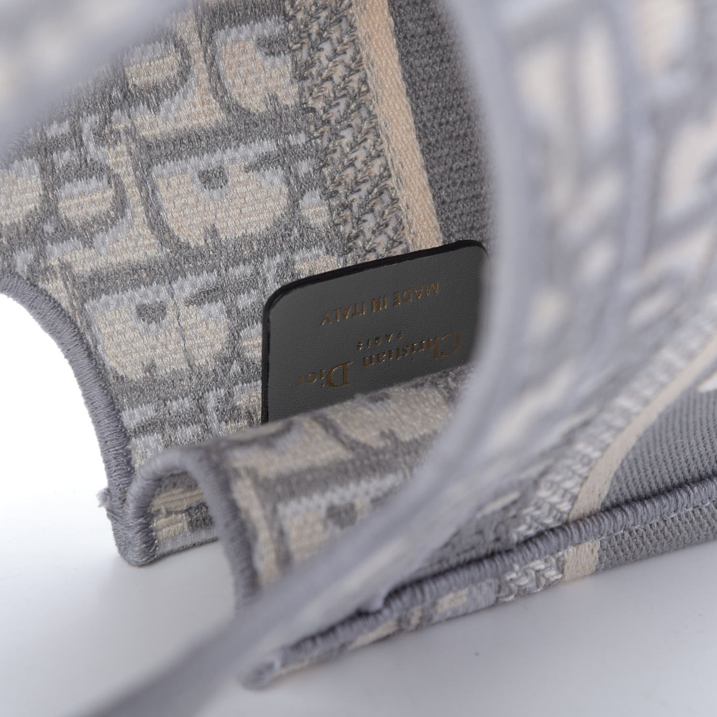 Oblique Mini Book Tote Grey Multicolor