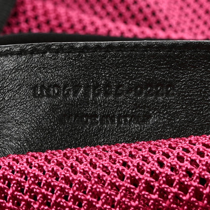 Saint Laurent Nylon Mesh Duffle Bag Fuchsia 6 of 9