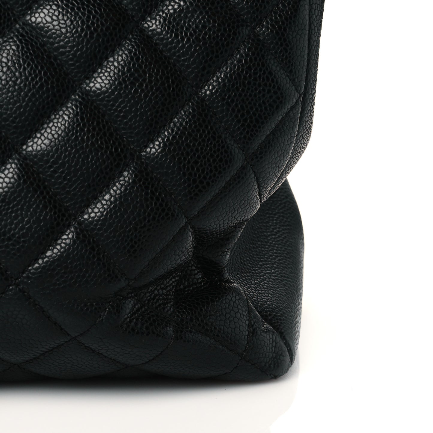 Caviar Quilted XL Grand Shopping Tote GST Black