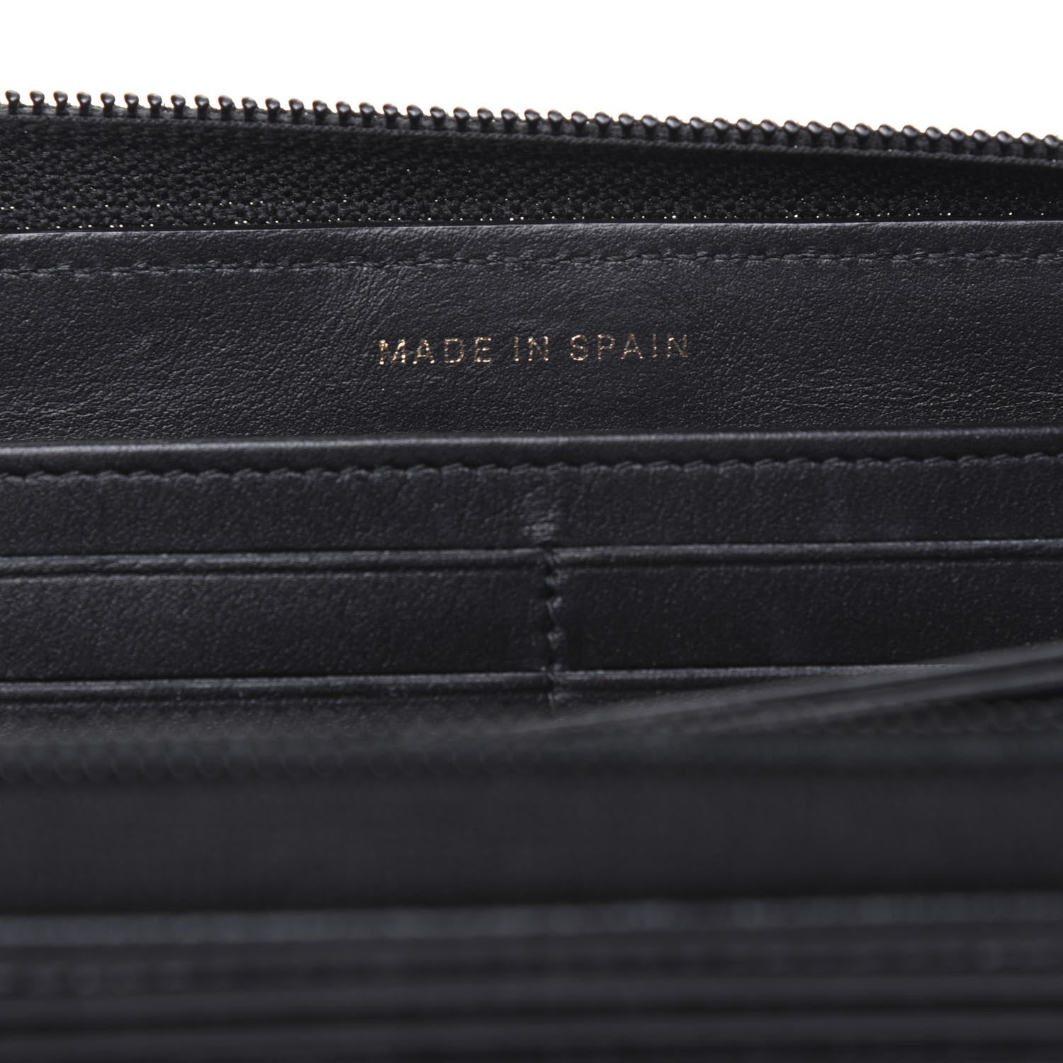 Chanel Caviar Quilted Boy Long Zip Around Wallet Black 7 of 14