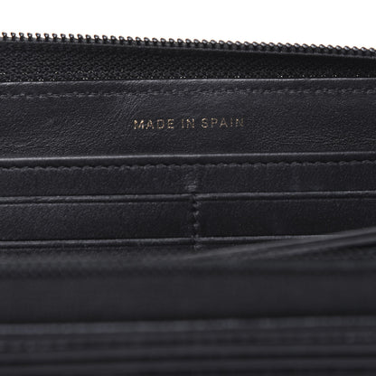 Chanel Caviar Quilted Boy Long Zip Around Wallet Black 7 of 14