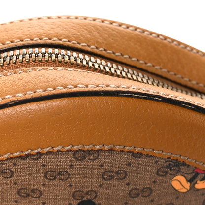 Gucci X DISNEY Mini Vintage GG Supreme Monogram Mickey Mouse Round Shoulder Bag Beige Vintage Sun Oil 11 of 12
