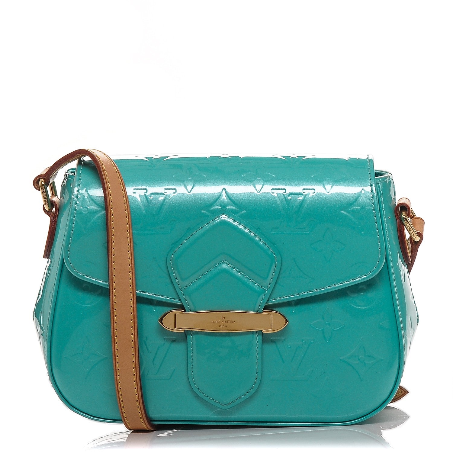 Louis Vuitton Vernis Bellflower PM Blue Lagon 1 of 7
