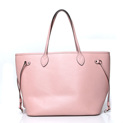 Louis Vuitton Epi Neverfull MM Rose Ballerine 2 of 11