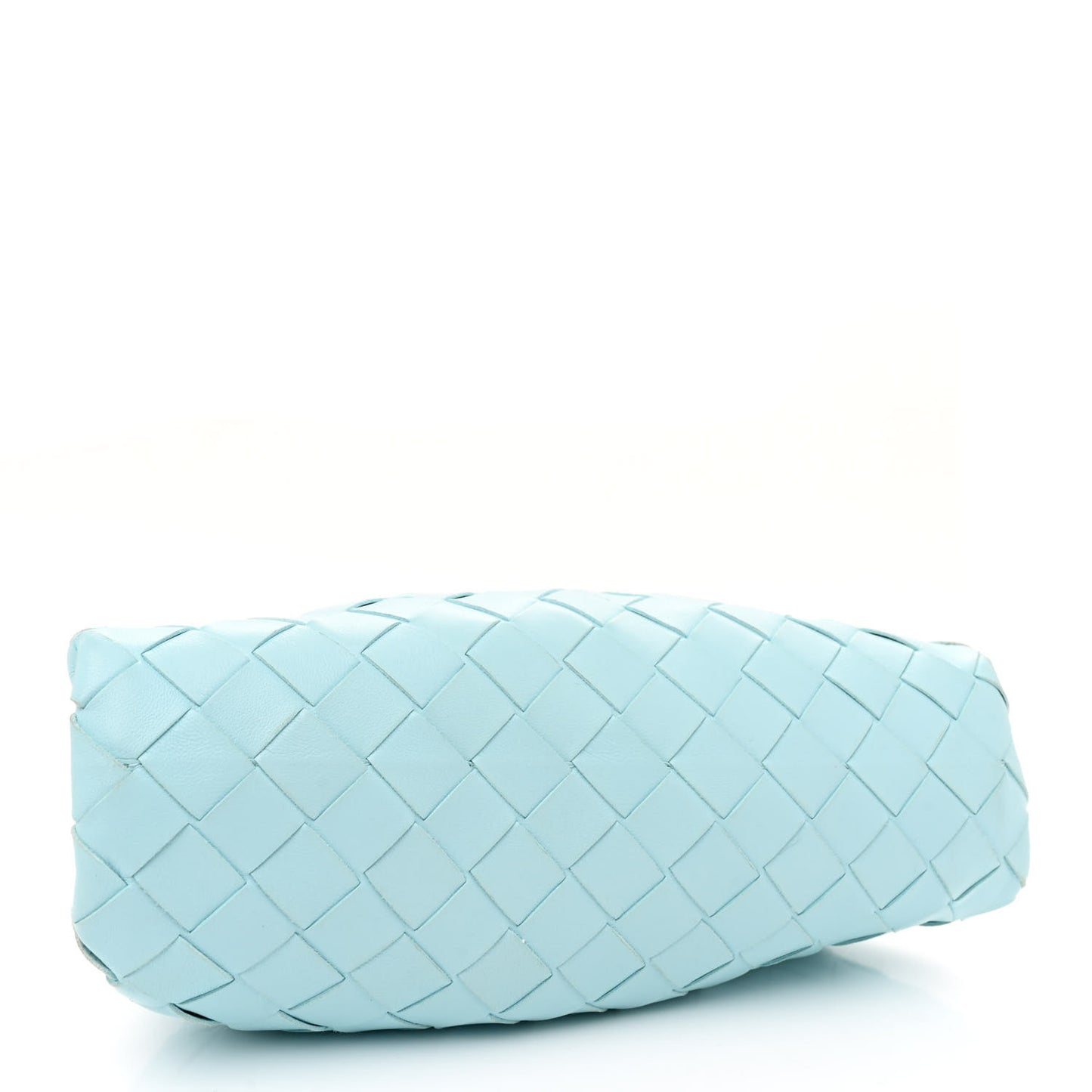 Nappa Intrecciato The Mini Pouch Topazio Silver