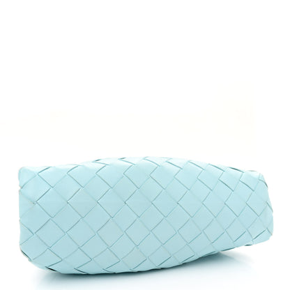 Bottega Veneta Nappa Intrecciato The Mini Pouch Topazio Silver 4 of 12