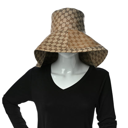 Gucci Monogram Wide Brim Hat L Beige 2 of 9