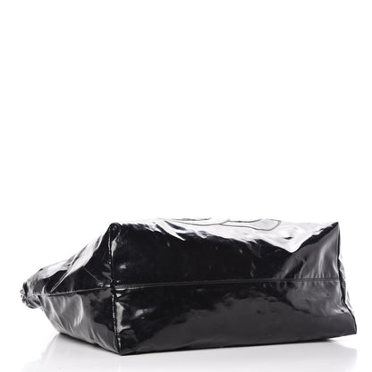 Chanel Vinyl XL Coco Cabas Black 5 of 18
