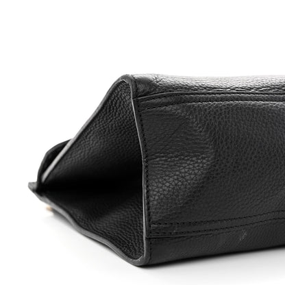 Gucci Calfskin Small GG Marmont Top Handle Bag Black 11 of 15