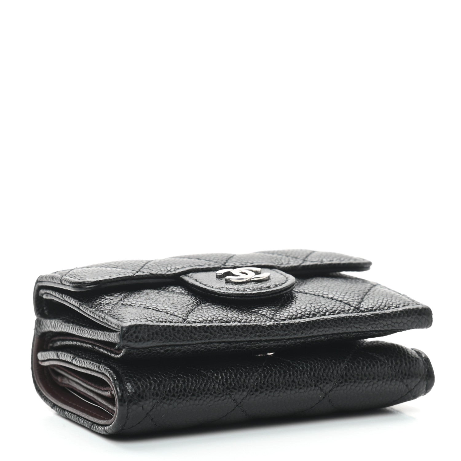 Chanel Caviar Quilted Double Flap Wallet Black 3 of 6