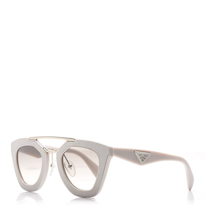 Prada Saffiano Cinema Sunglasses SPR14S White 1 of 7
